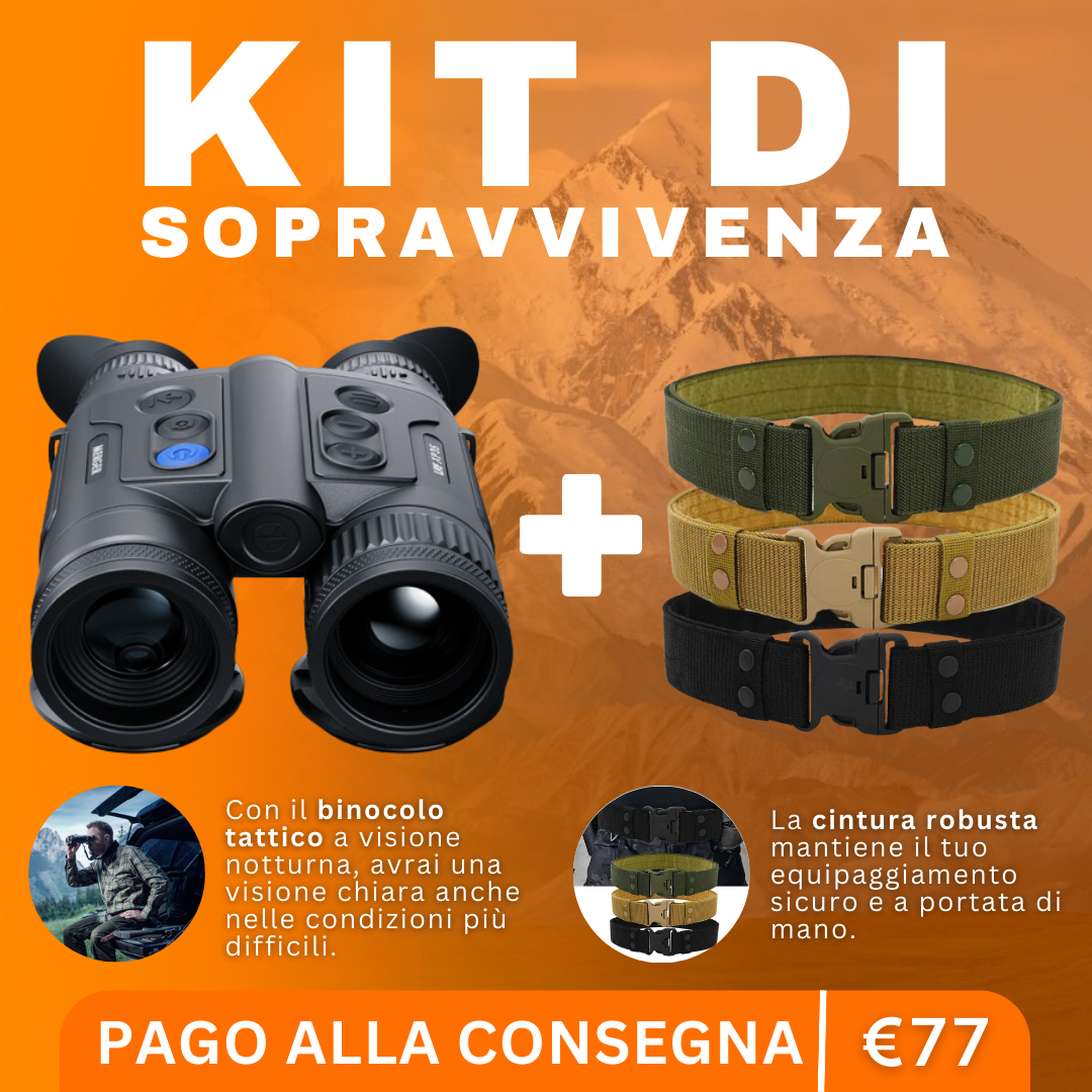 Kit Tattico - Binocolo Militari Notturni + Cintura Militare